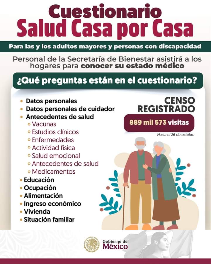 La información que proporcionen las y los adultos mayores y personas con discapacidad