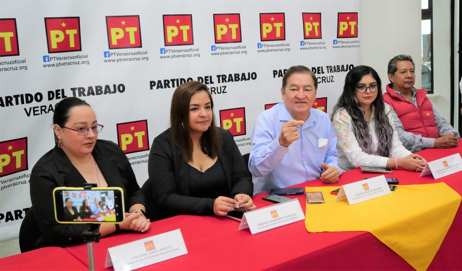 Postura del partido del trabajo el día de hoy en rueda de prensa