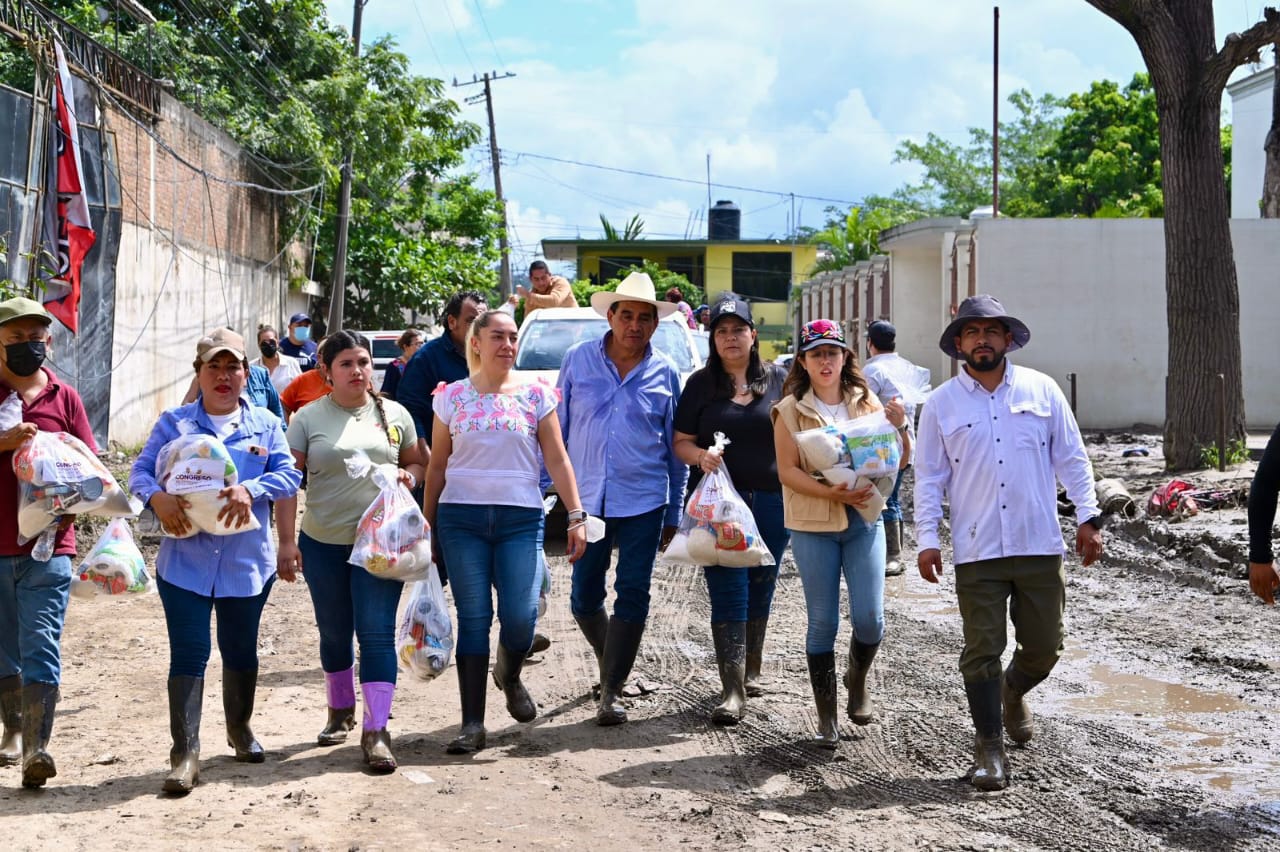 Encabezan las acciones el diputado Esteban Bautista Hernández y la legisladora Naomi Edith Gómez Santos